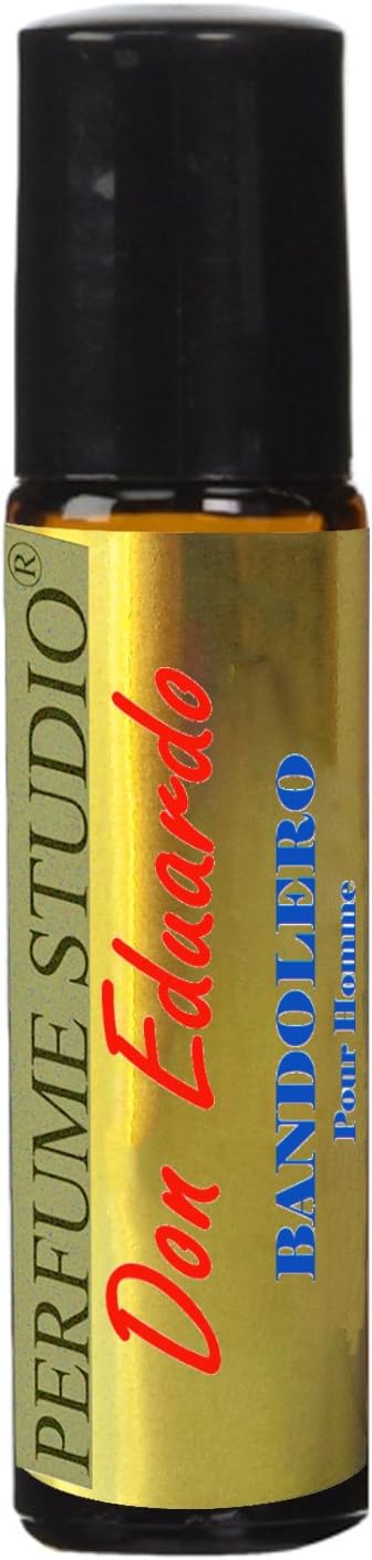 Don Eduardo Bandolero Perfume for Men. A Spiced Pure Perfume Fragrance Created to Attract Women. 10mL Roller Bottle