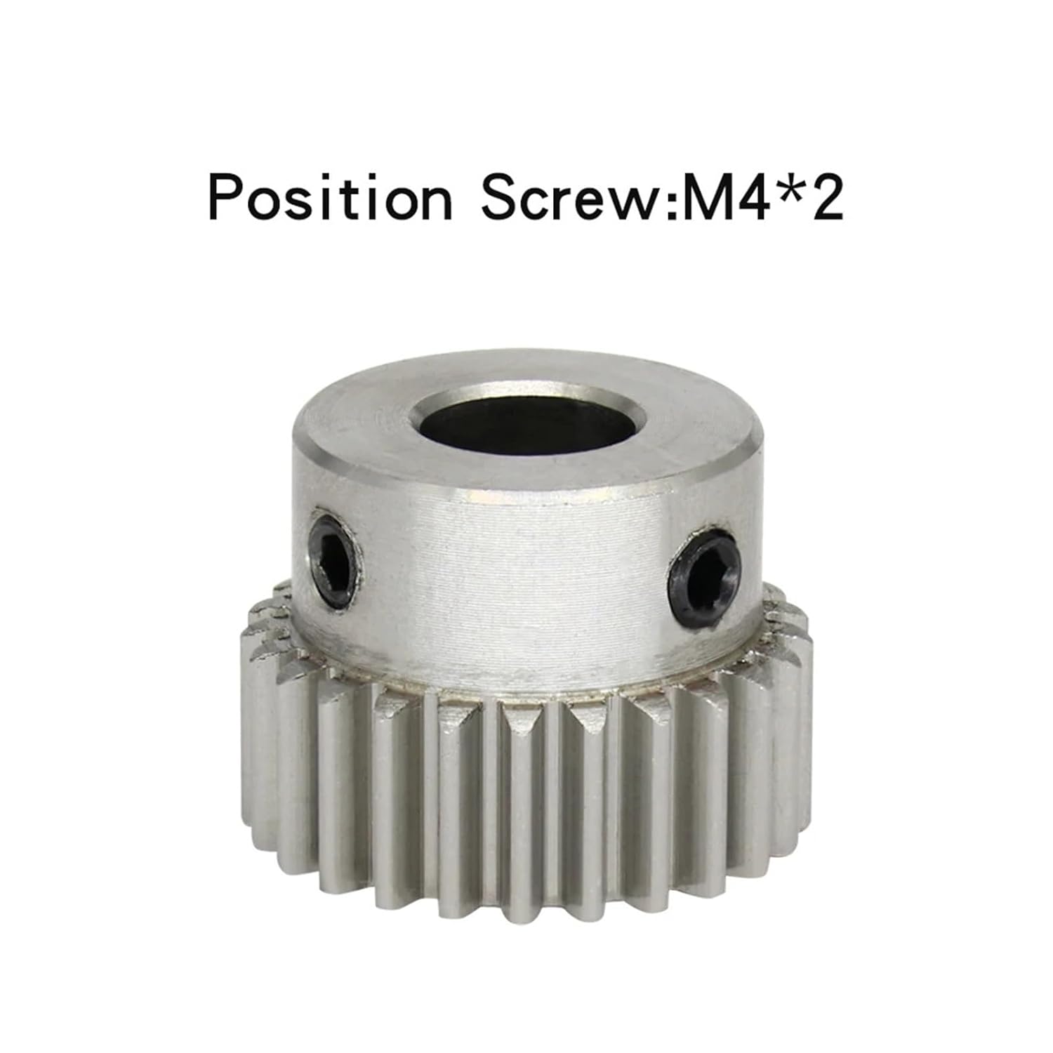 Bevel Gear Pinion Hardware Mechanical 1pcs Worm Gear 1M-23T/24T Bore Size 6/8/10/12mm 304 Stainless Steel Pinion Gear Teeth Thickness 10mm Total Height 18mm(1M23T (Bore 6mm))
