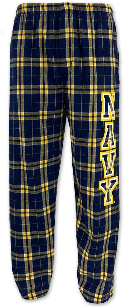 Armed Forces Gear Navy Flannel Pants (Navy/Gold)