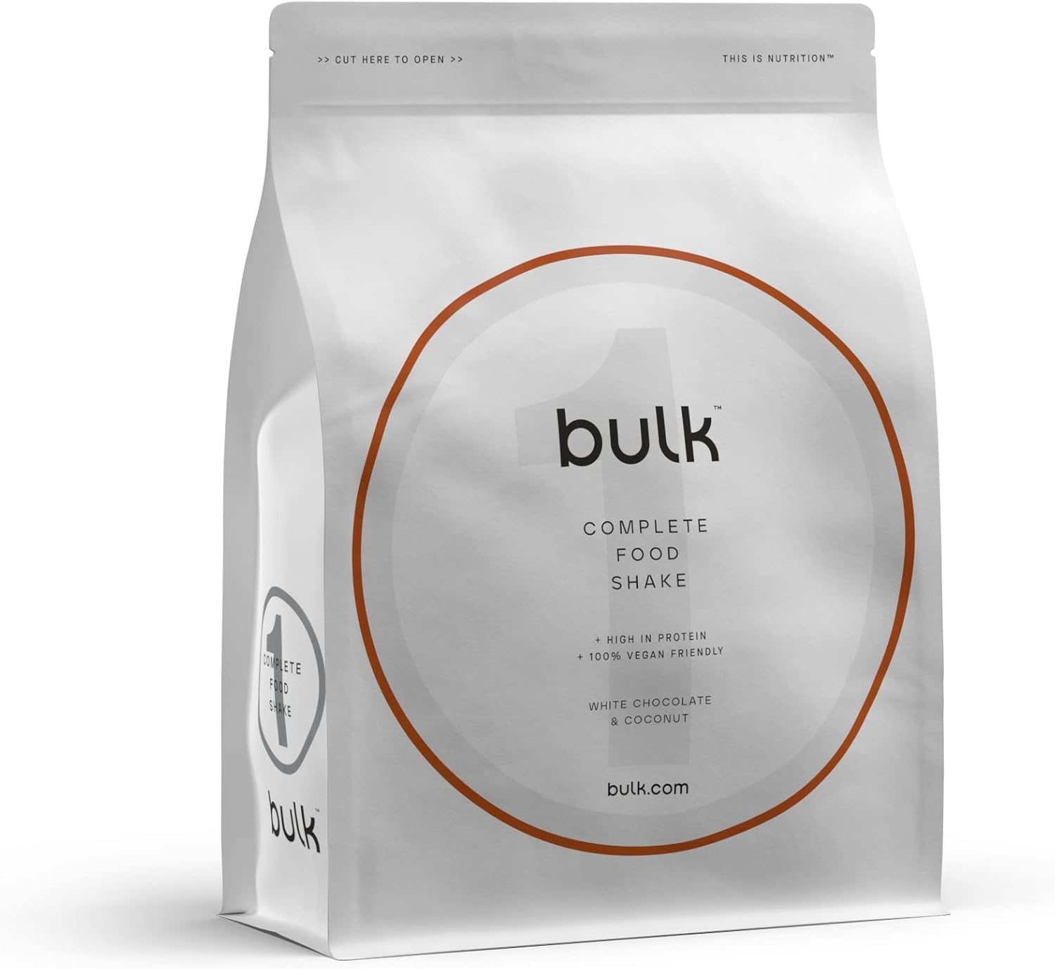 Bulk 1 Complete Food Shake, Complete Meal, 7 Meals, Vegan, White Chocolate Coconut, 700 g Bulk 1 Complete Food Shake, Complete Meal, 7 Meals, Vegan, White Chocolate Coconut, 700 g