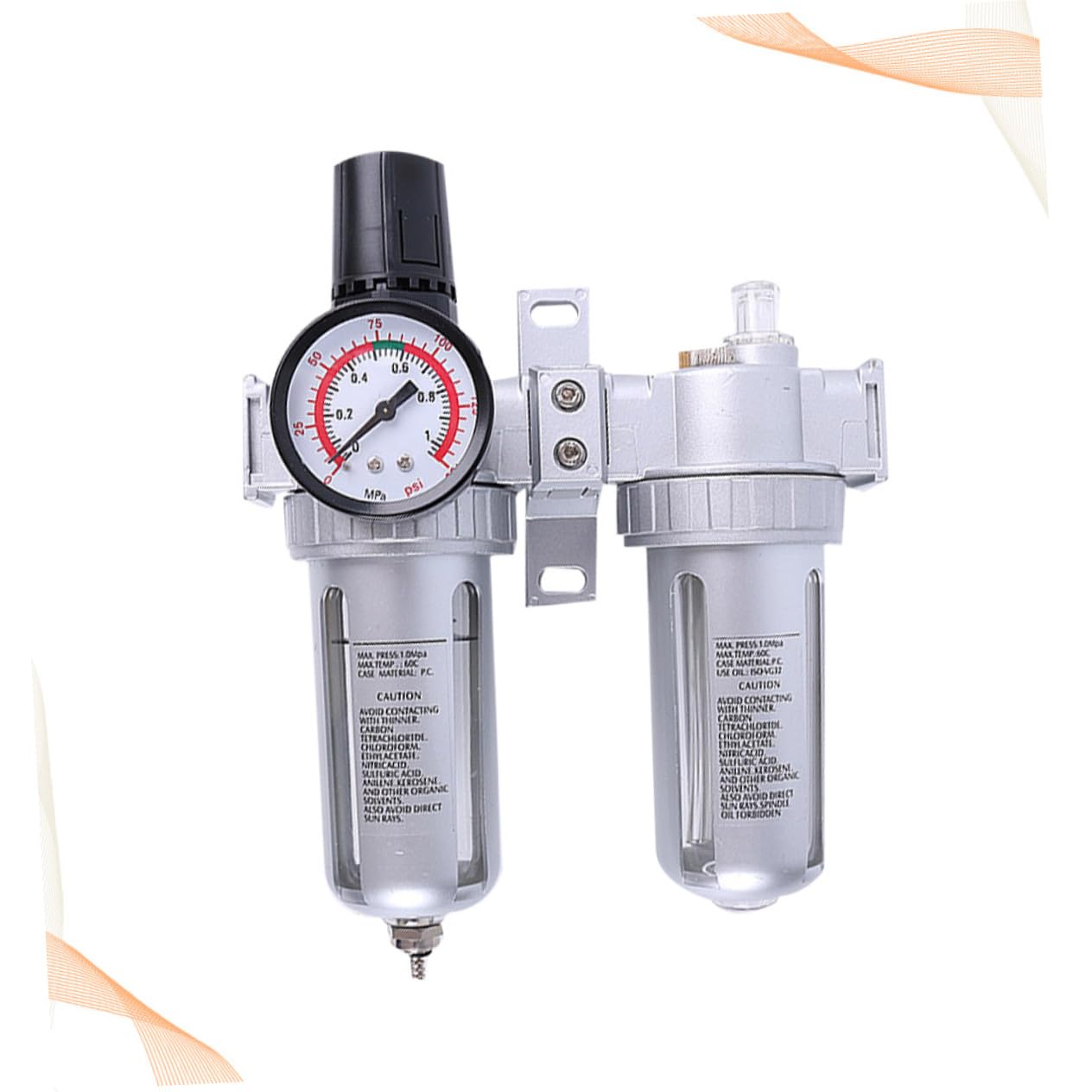Sfc400 Regolatore Compressore d'Aria Separatore/Acqua Regolatore per Utensili Pneumatici e Compressori per da Te