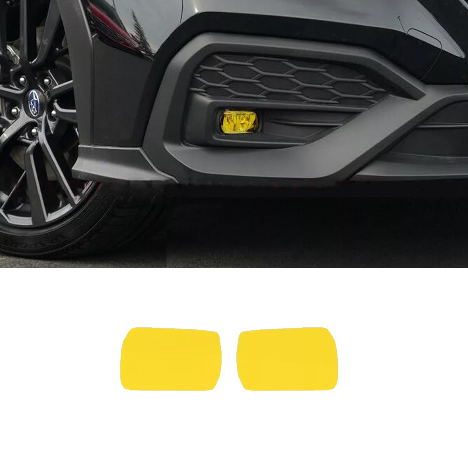 FDAIUN Fog Lamp Yellow Film for 2022-2024 Subaru WRX Precut Protection Film 8.5MIL TPU Protection Accessories 2Pcs