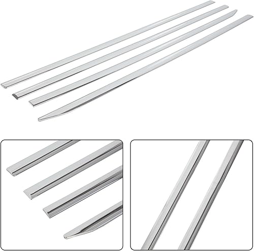 Miniatura 3 de TOTMOX Para Ram 1500 2019-2021 compatible con Dodge Crew CAB Chrome Body Side Molding Trim