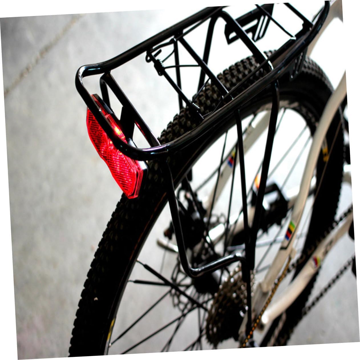 Bike Spoke Reflector Safety Warning Light Plastic Red for Night Riding | Easy Installation, Secure Connection, Remains in Position, for Running and Changing a Tire