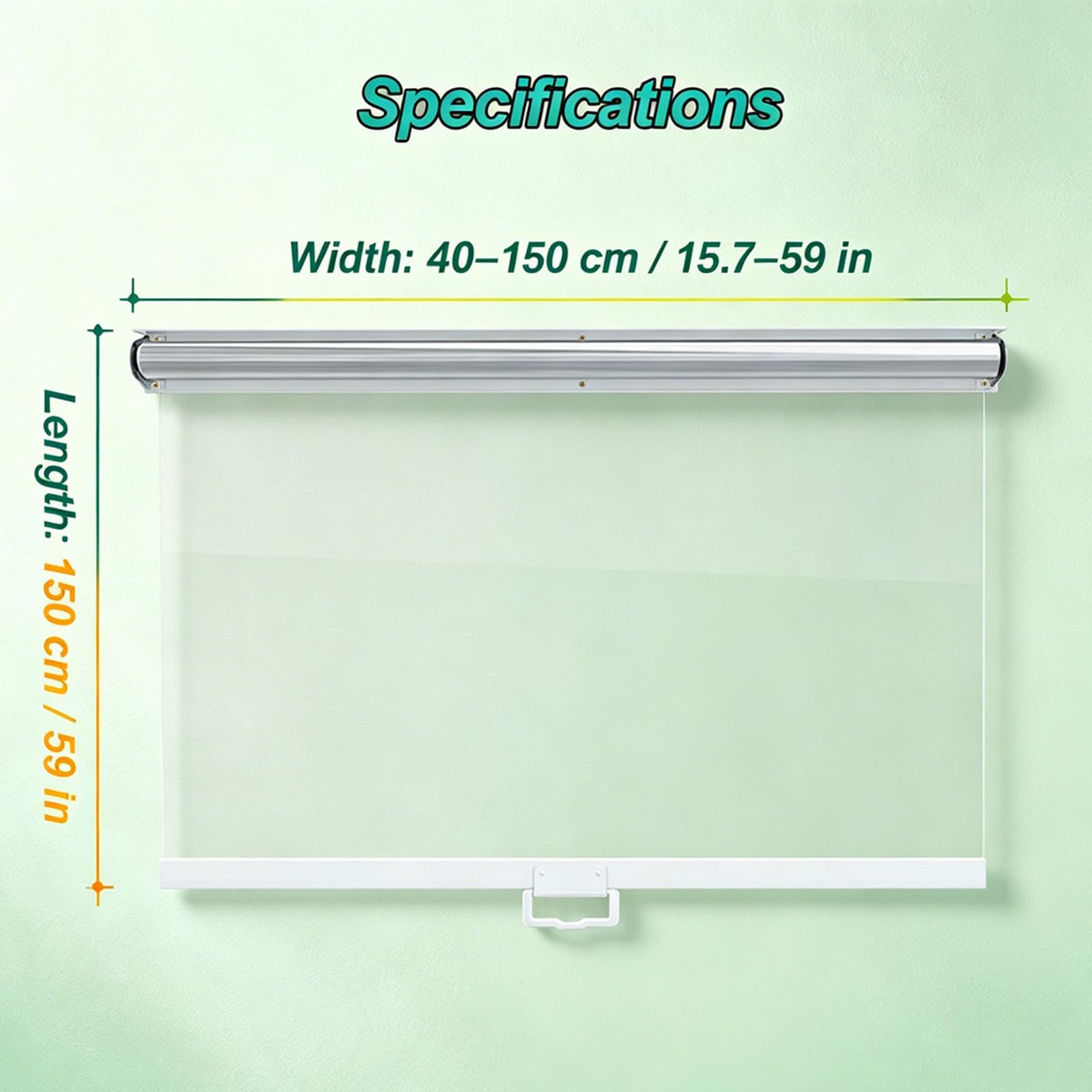 Rodillo nocturno transparente de ahorro de energía para refriradores – Enfriadores de conservación de alimentos, rollo de fácil acceso para mostradores de refrigeración abiertos (130 x 120 cm)