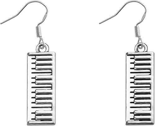 Miniatura 8 de CHOORO Piano Teclado Colgante Llavero Piano Cremallera Pull Music Joyería Regalo para PianistaPiano MaestroAmantes de la Música