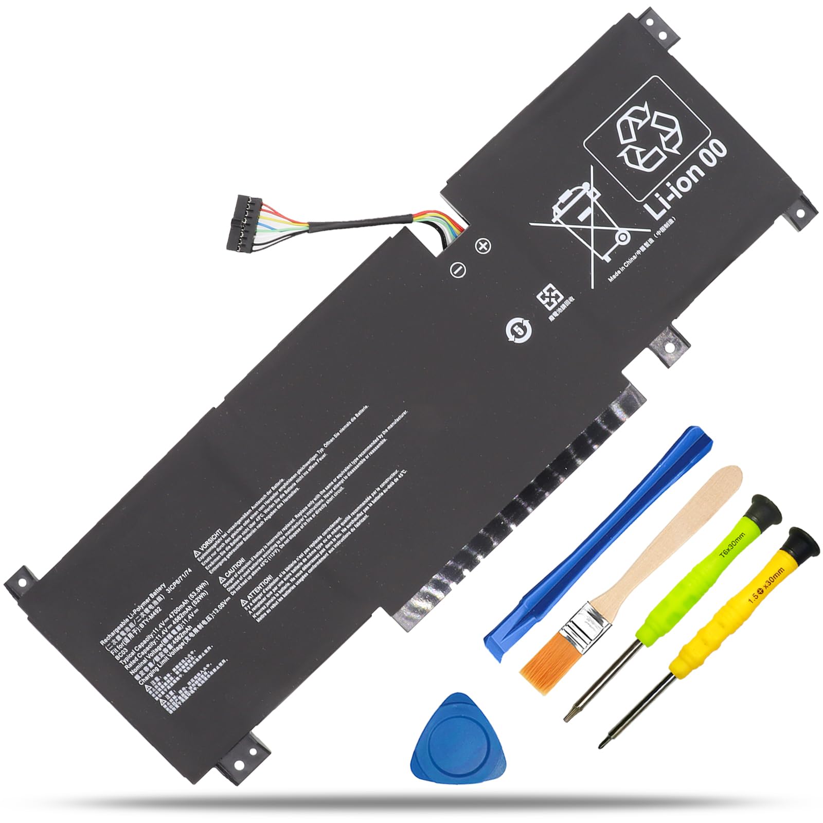 Amazon.com: RHKRKQN BTY-M492 Laptop Battery Replacement for MSI