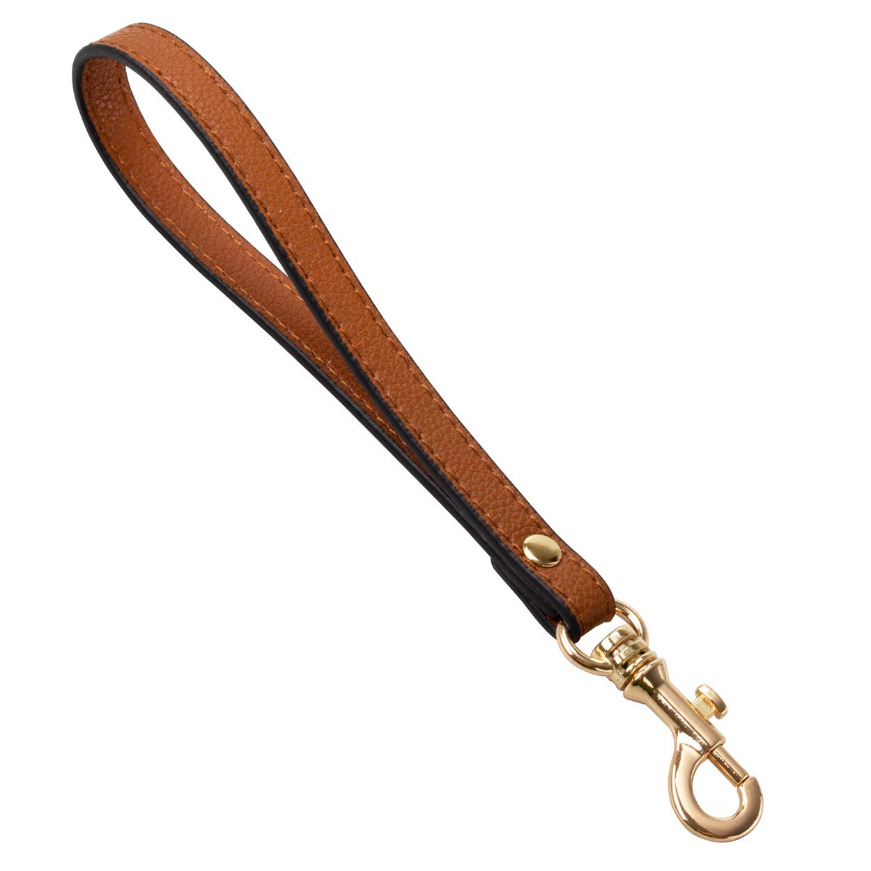 A ALLZEDREAMAllzedream Wristlet Strap Genuine Leather Keychain for Wallet Purse Clutch Cellphone Key Lanyard