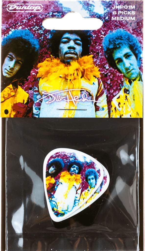 Picks Jimi Hendrix Experienced Medium Pack of 24