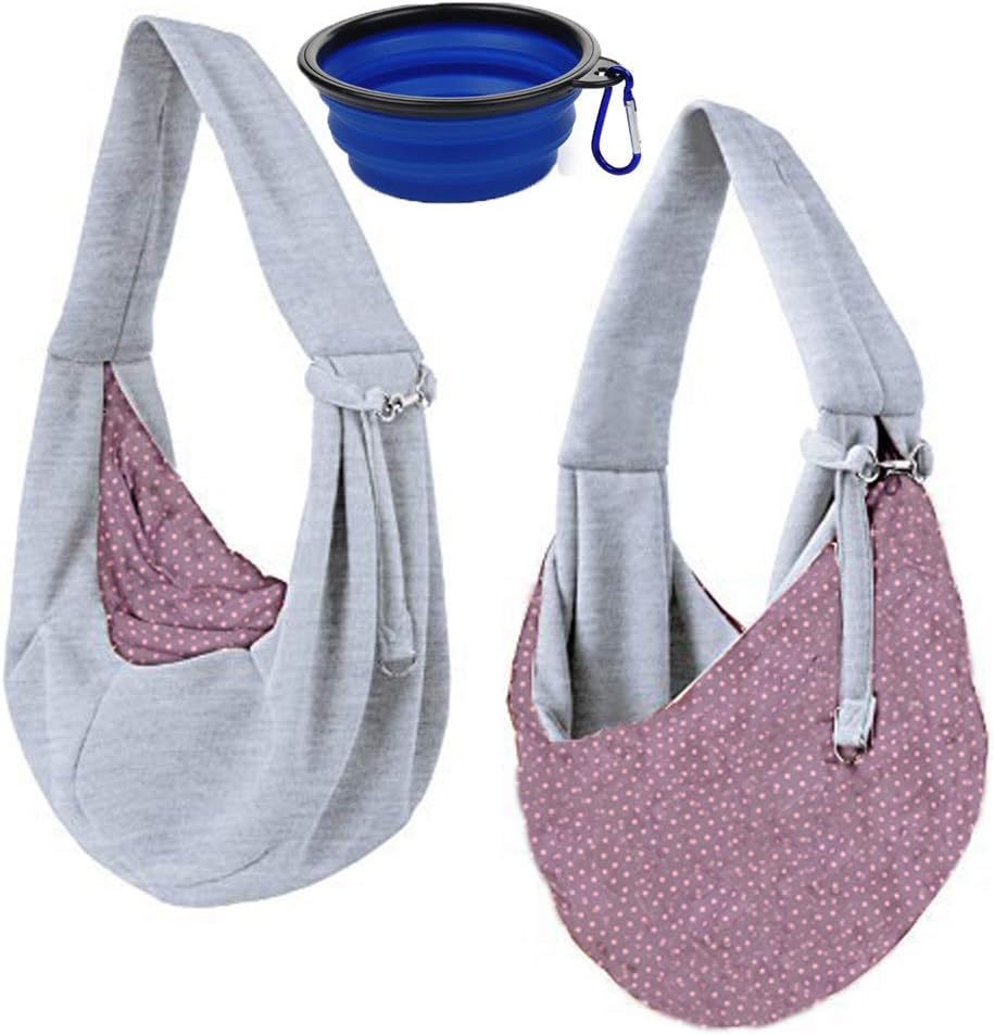 Sforza Dog Sling Carrier for Small Dogs, Cat Carrier Sling Bag