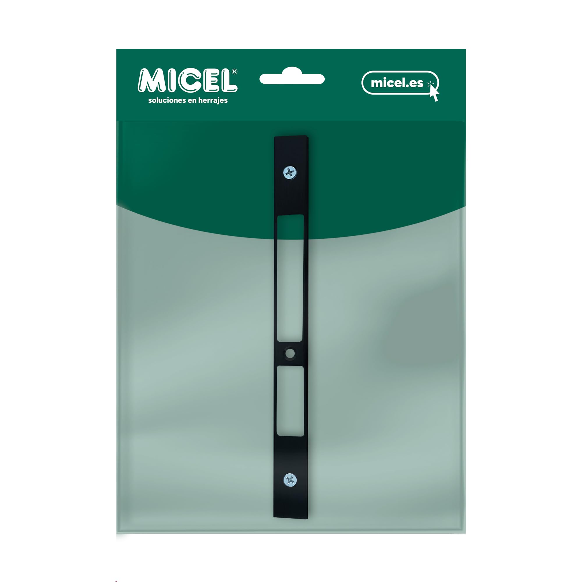 Serratura Europea Micel 92291 In Alluminio – Finitura Nera, 225x22x6,15 Mm Per Porte Moderne E Sicure