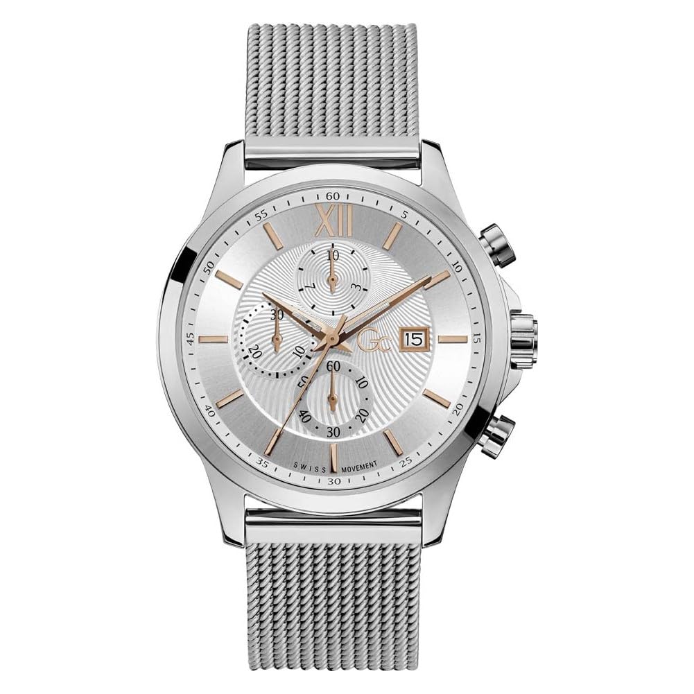 Gc Men Silver Wrist Watch - Y27004G1MF (B0C9WS4NB3) Amazon Price History, Amazon Price Tracker