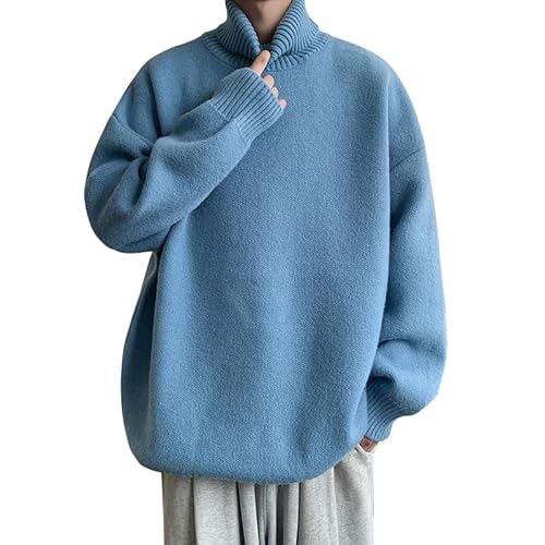 [Metakey] セーター メンズ 長袖 厚手 タートルネック ニットセーター 暖かい 防寒 カジュアル セーター 春秋冬 人気 冬物 ファッション 無地 トップス