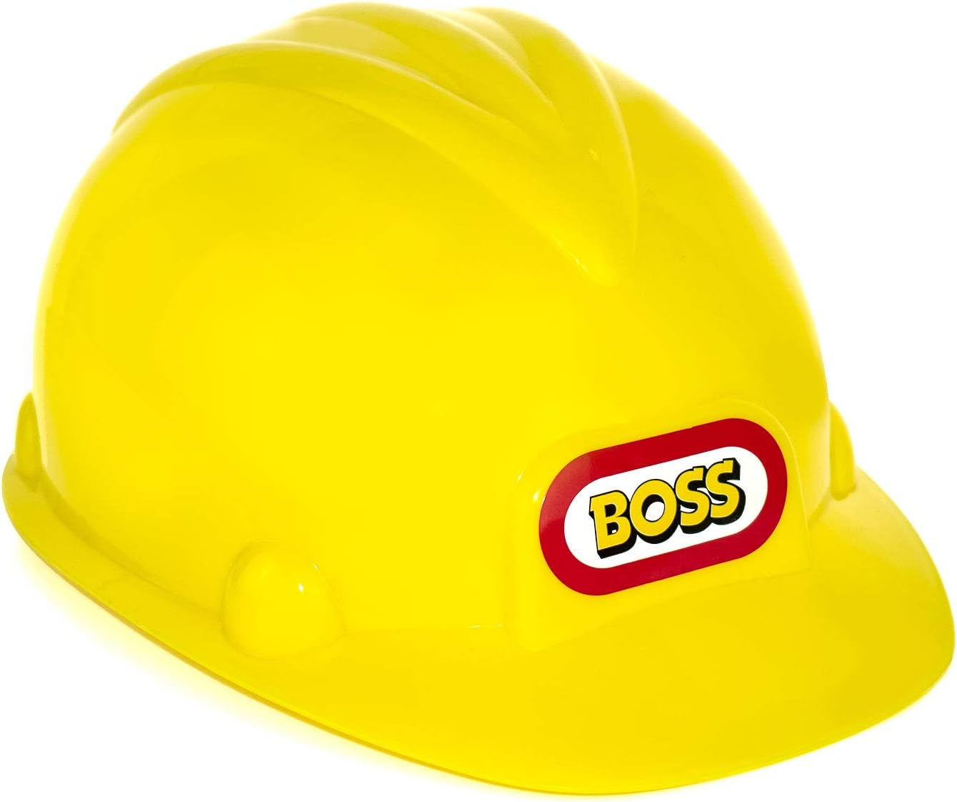 Yellow Construction Boss Hard Hat Builder Kids Play Fancy Dress