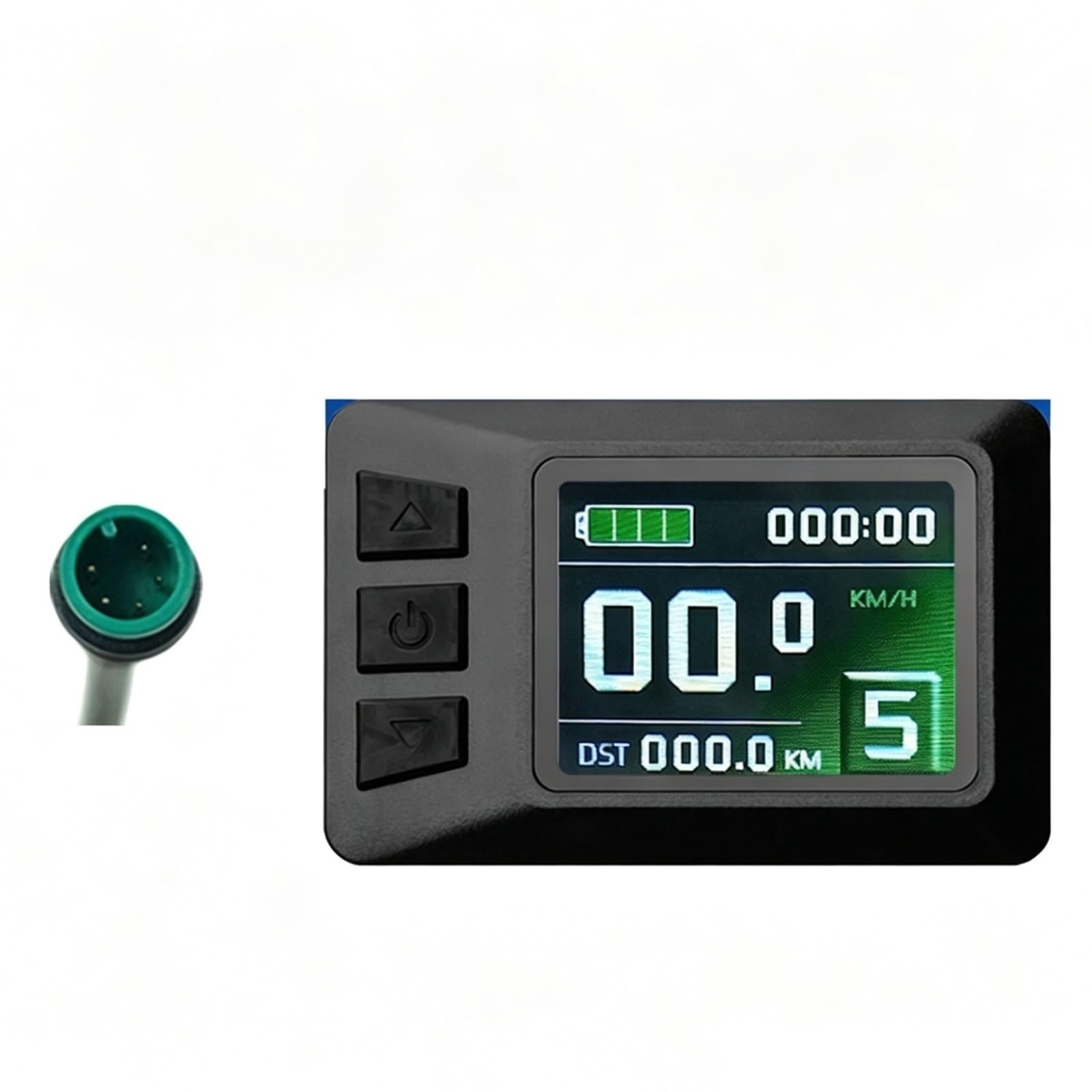 Pantalla para bicicleta eléctrica LCD7C impermeable de repuesto con enchufe SM KT