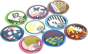 Amazon | 鬼滅の刃 キャラクターモチーフ 缶バッジ 鬼殺隊 柱 9種
