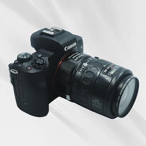 Vista 65 de PHOLSY Adaptador de montaje de lente Leica M a EF-M Compatible con Leica M, Zeiss ZM, VM Lens a Canon EF-M (EOS M) Mount Camera Body Leica M a EOS M