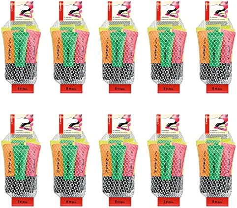Highlighter - STABILO NEON - Pack of 5 - yellow, green, orange, pink, magenta