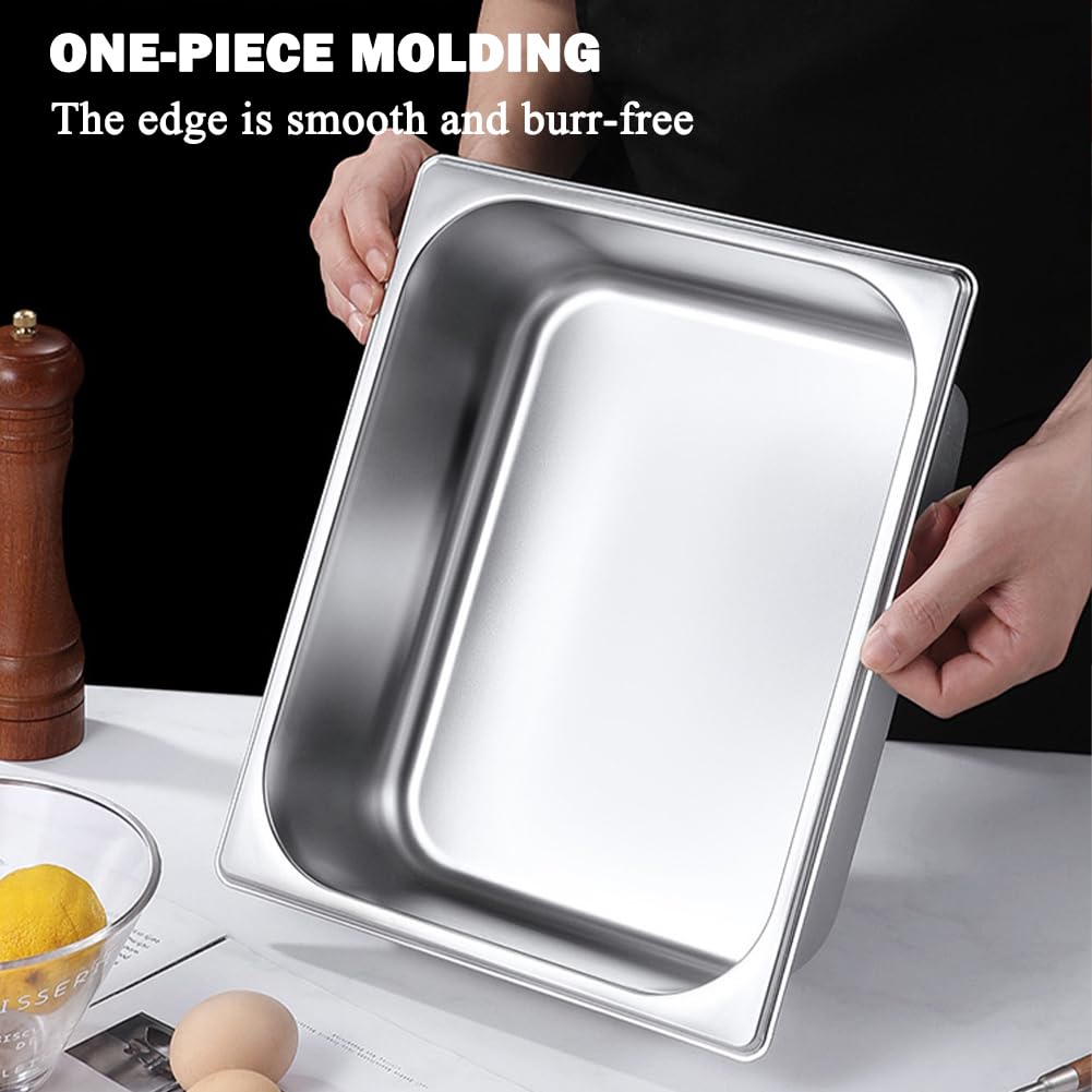 Contenedor De Ingredientes De Pizza, Recipiente De Acero Inoxidable con Tapa, Barbacoa Y Contenedor Decorativo De Cocina, Caja De Condimentos De Frutas Y Verduras,B