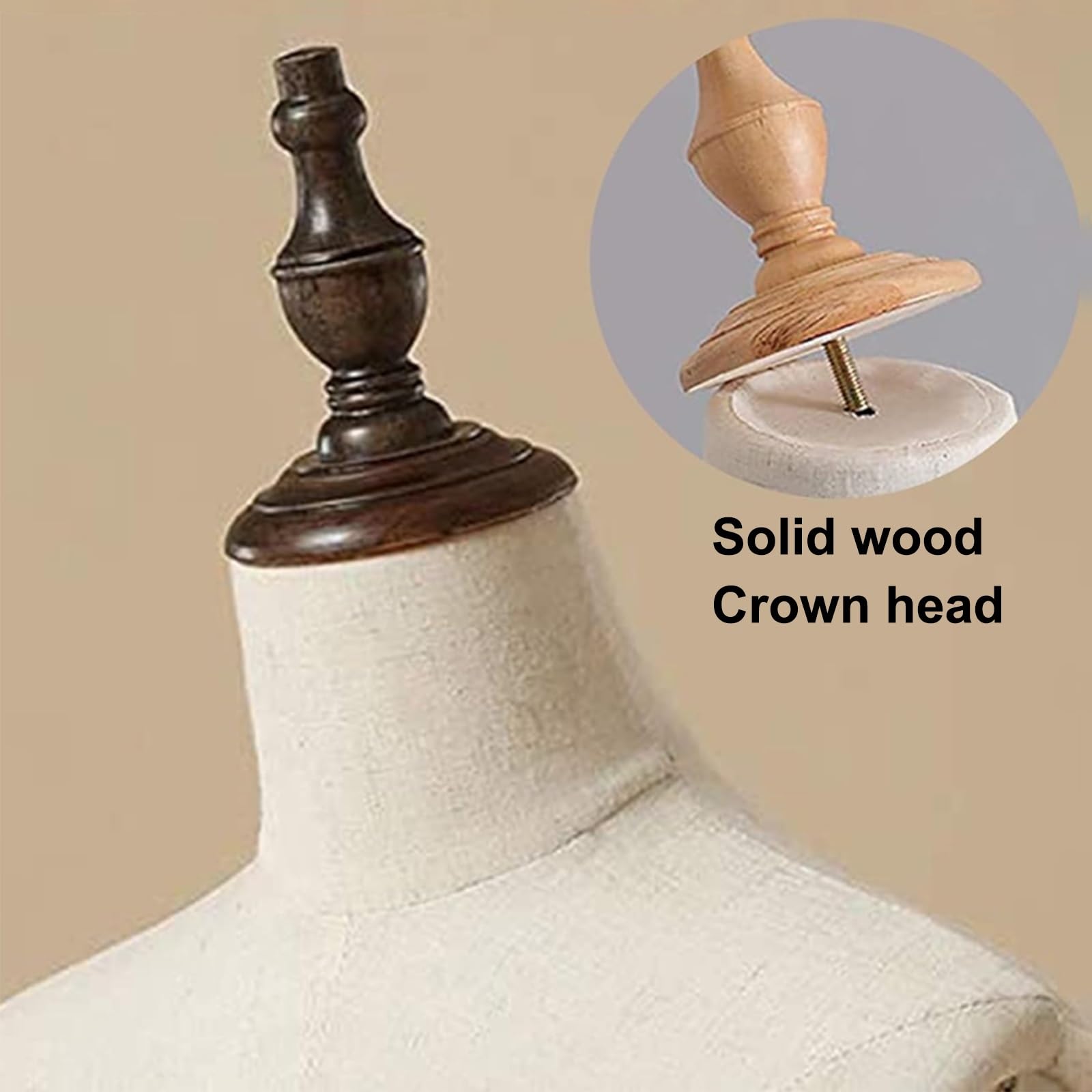 Amazon.co.jp: マネキン トルソー、頭と腕付き女性テーラーダミー