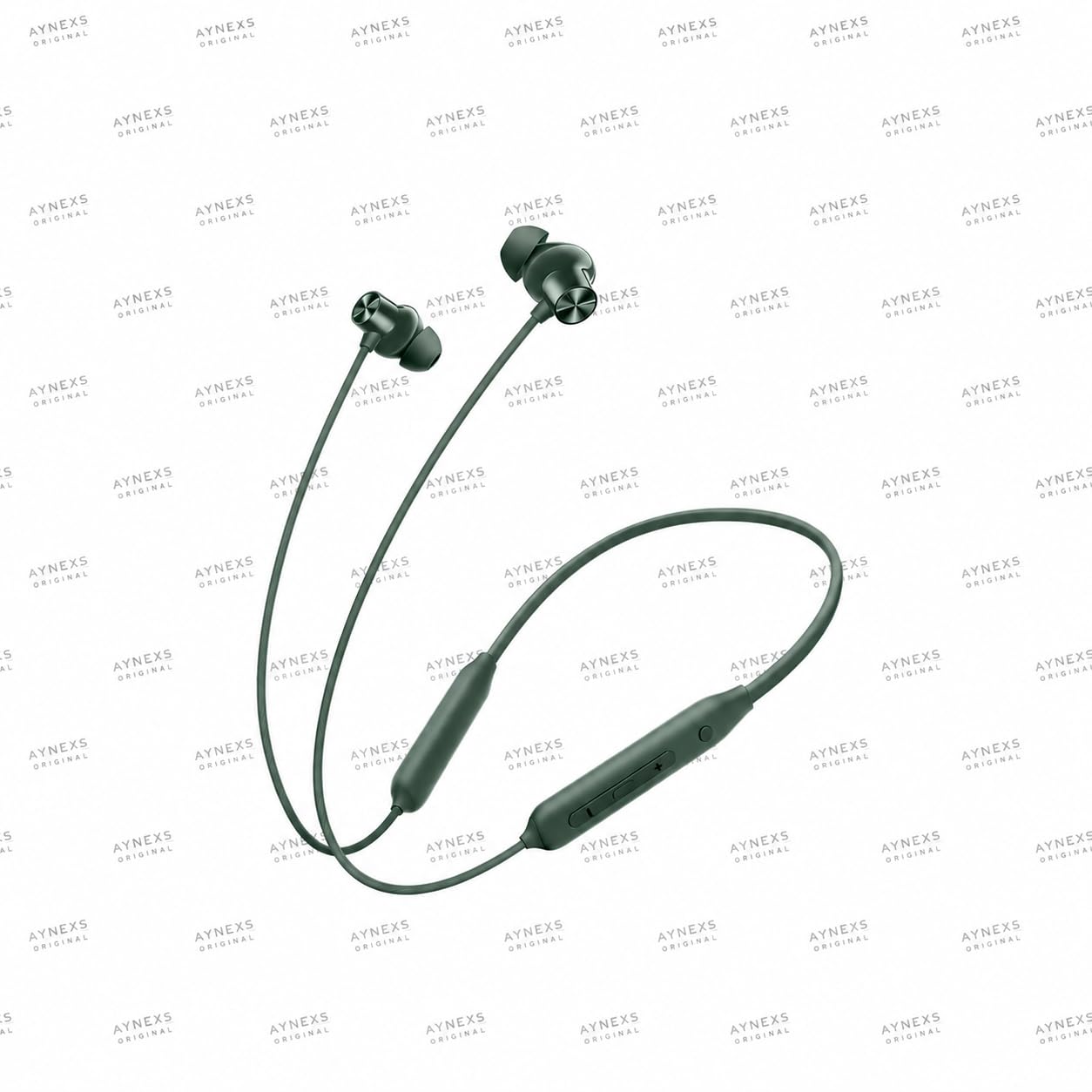 Original Earphone Compatible with OnePlus Z2 ANC Neckband Bluetooth with Fast Charging Long Playback Magnetic Control (Green)-picture-28