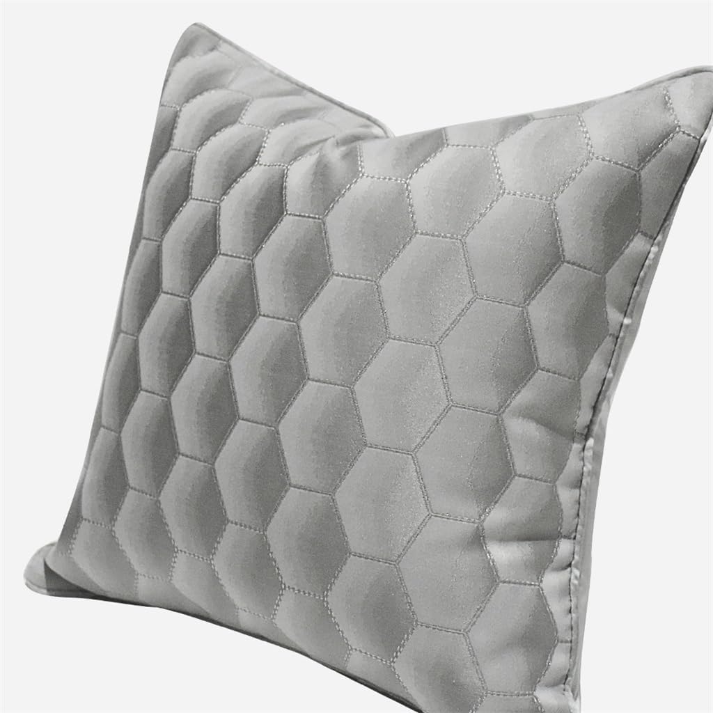 HBJWOV Gray ometric Pattern Sofa Living Room Cushion Bag Set Hotel Model Pillow Case