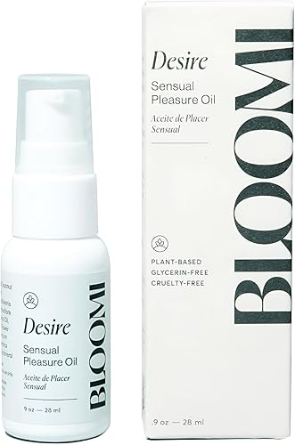 Bloomi Desire - Aceite de placer sensual para masaje de cuerpo completo para parejas de citas nocturnas, sensual, deslizamiento perfecto, seductor a