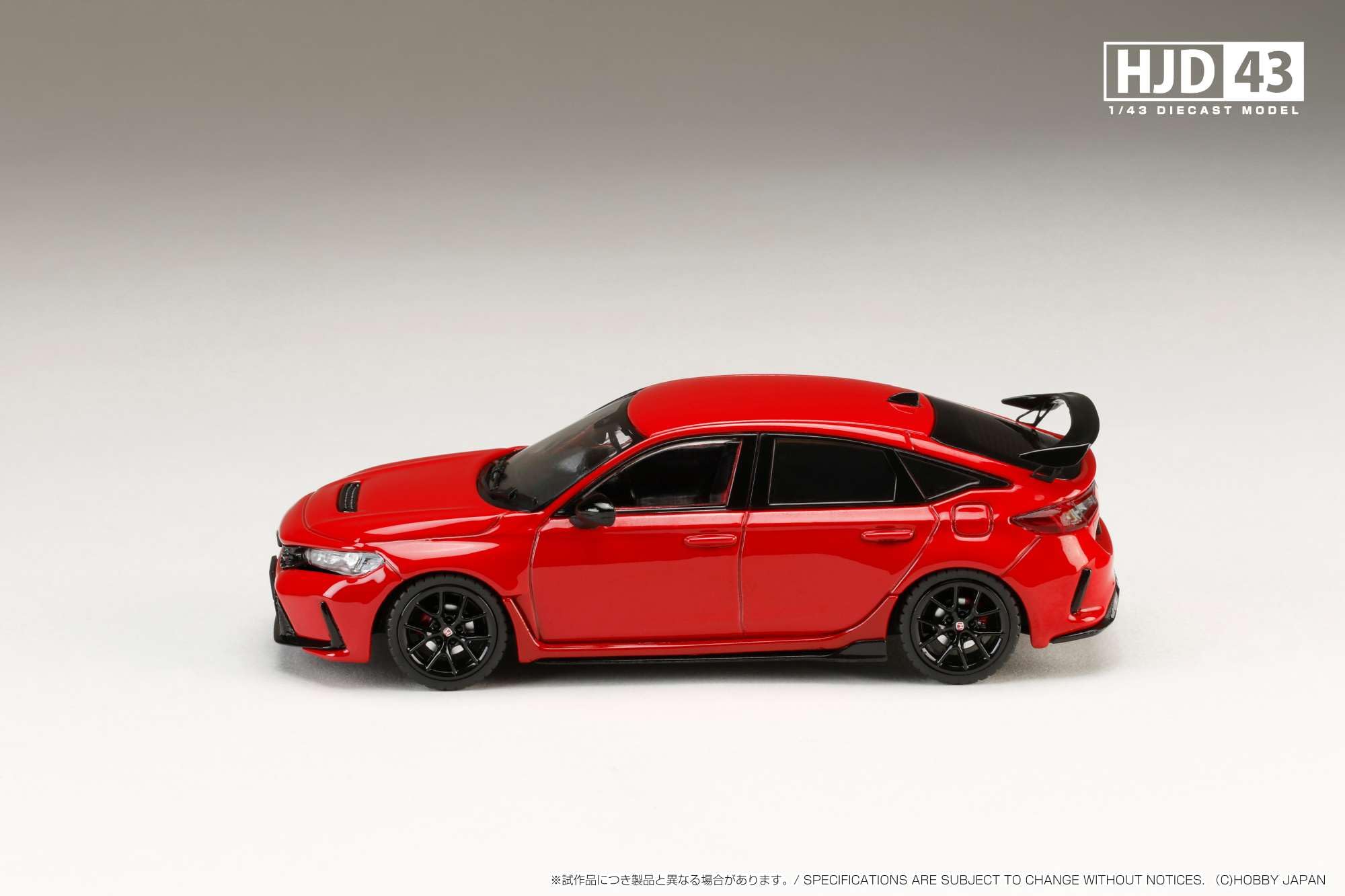 Amazon | HJD43 1/43 ホンダ シビック TYPE R (FL5) フレイムレッド