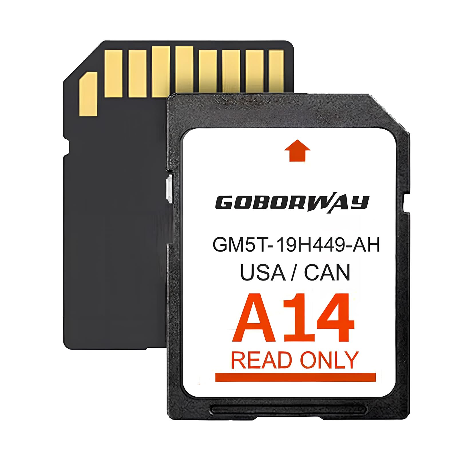 Upgrade GM5T-19H449-AH A14 Navigation SD Card for 2011-2016 Ford Edge Escape Focus Fusion Mustang Super Duty & Lincoln MKT Mkz Mkc Vehicles, Support with USA & Canada Maps