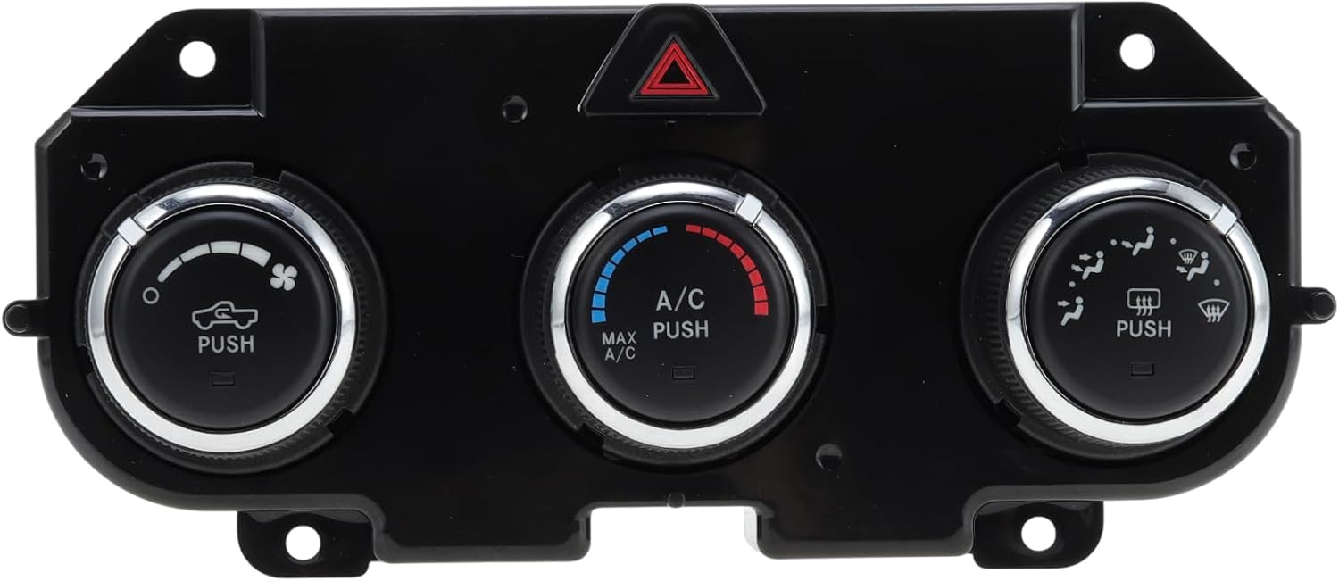 No.68105021AE/68105021AF Climate Control Module for Ram 2500 3500 2013-2018 Heater A/C Climate Control Panel Black