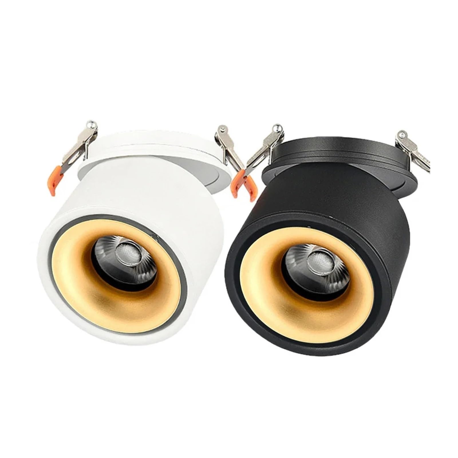Foco empotrable de diseño moderno LED COB de 15W luminaria de techo orientable blanco natural 5