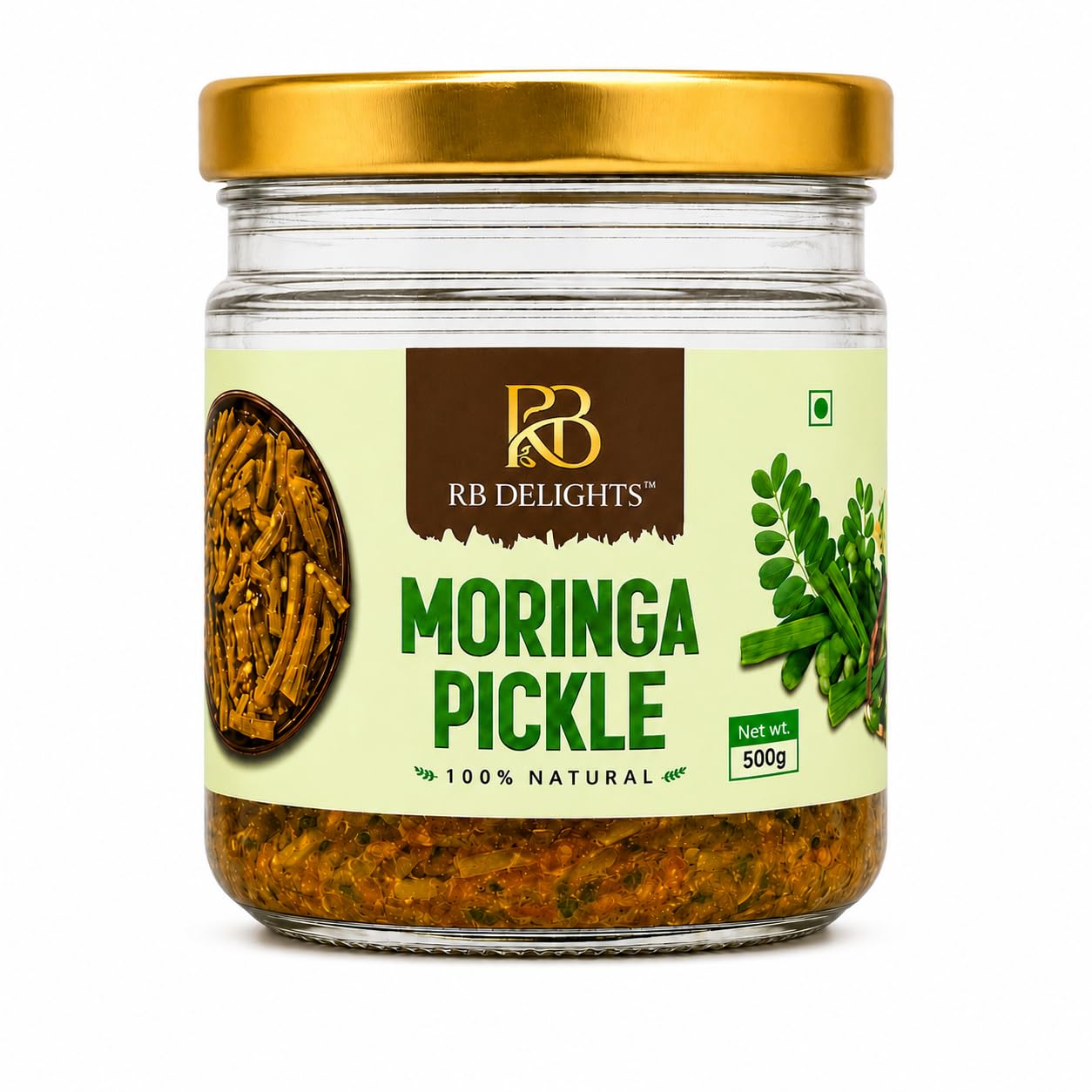 RB Delights Organic Homemade Moringa Pickle 500Gram-image-14