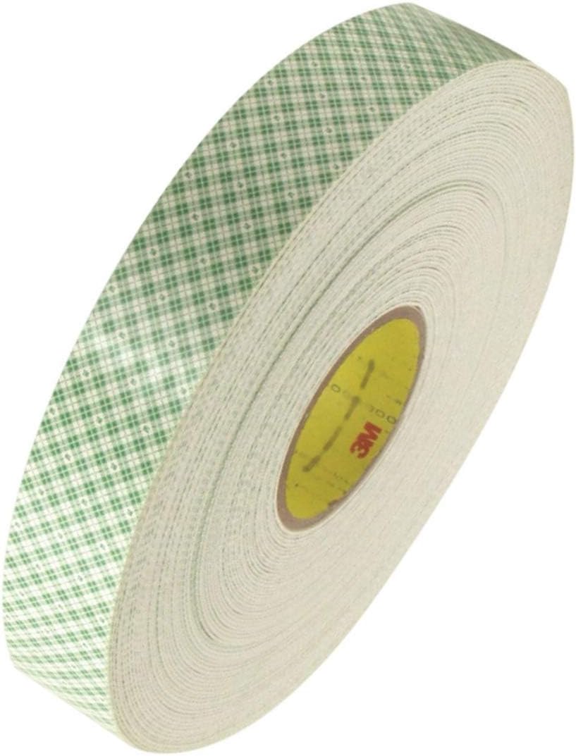Double Coated Urethane Foam Tape 4016, Off White, 3/4 In X 15 Yd, Environmental, Temperature And Chemical Resistance With High Shear Strength, Made In Usa