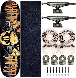 Black Sheep, Skate Completo Shape Marfim Black Sheep 8.0 Graff Sheeps