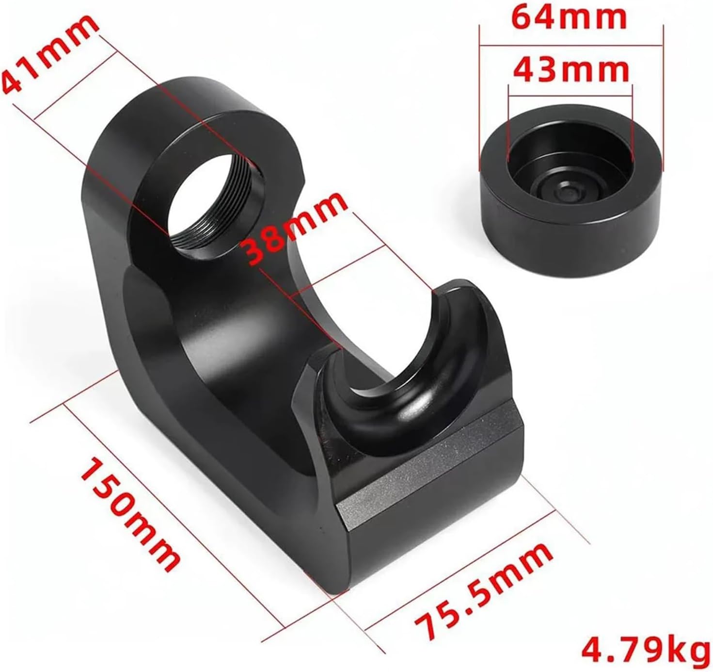 Pneumatic Hydraulic Ball Joint Remover Tool Tie Rod End Separator Puller Compatible with Land Rover BMW Mercedes Benz JLR-204-838