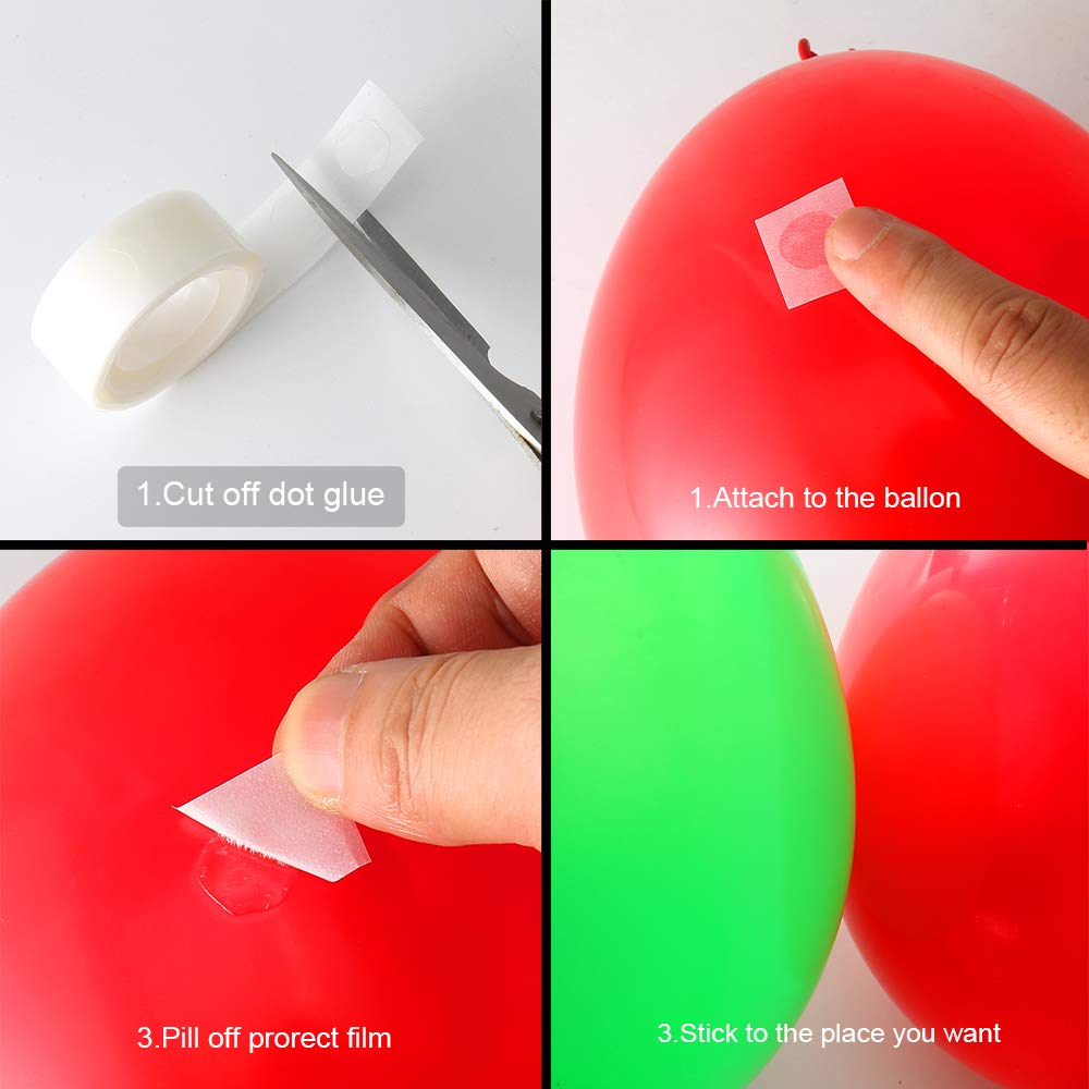 Balloon Arch kit & Balloon Garland Kit, 3 Rolls Balloon Arch Tape Strip