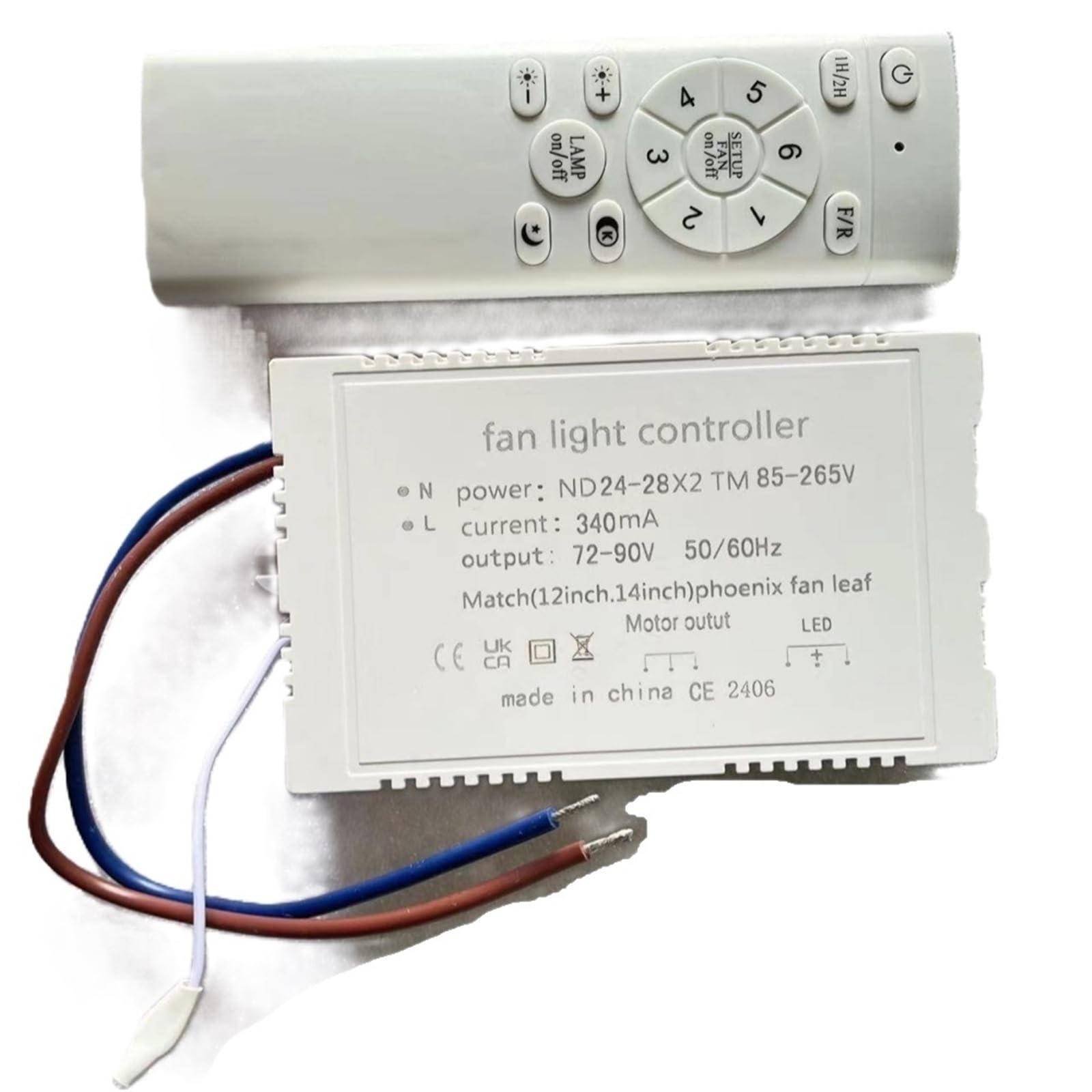 Driver LED dimmable 340 mA avec télécommande pour transformateur courant continu - 5