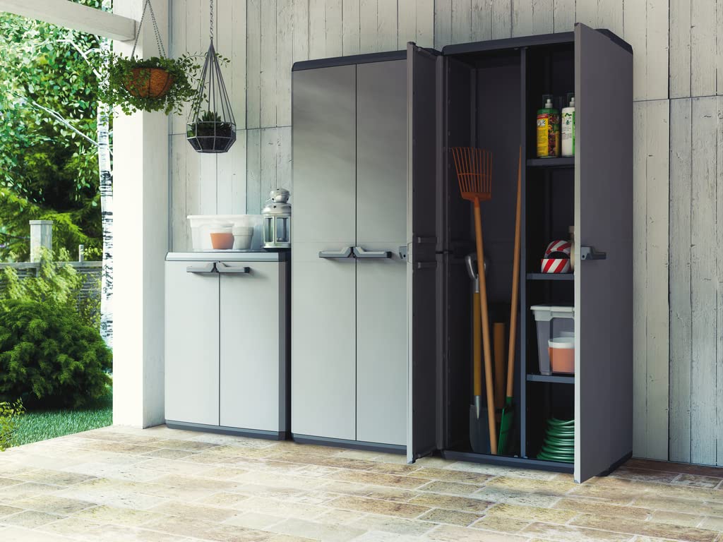 Keter Utility Schrank Grau - 68 x 39 x 166 h