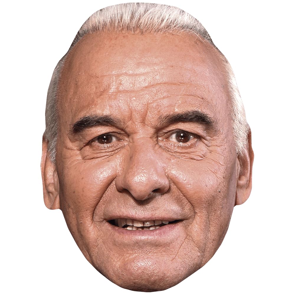 Michel Fugain (Smile) Celebrity Mask, Flat Card Face, Fancy Dress Mask