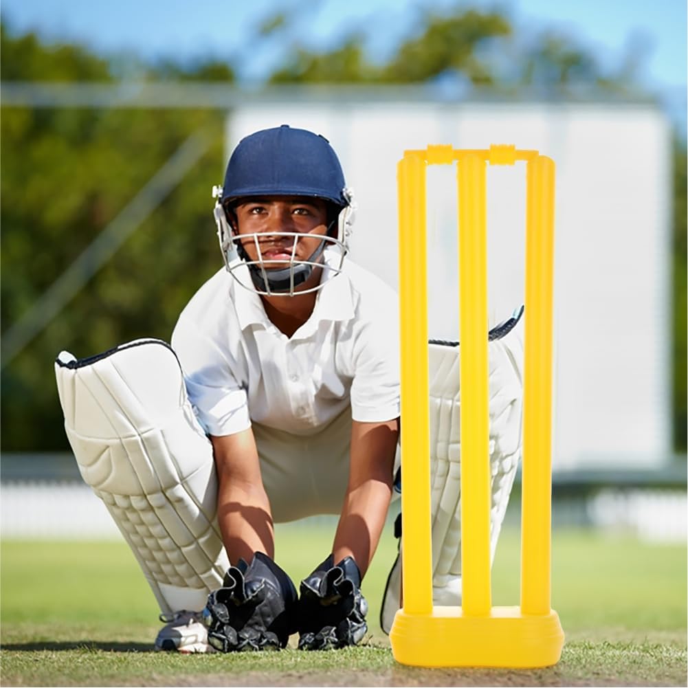 GRS ® Kids Zone Hard Plastic Cricket Wickets Set