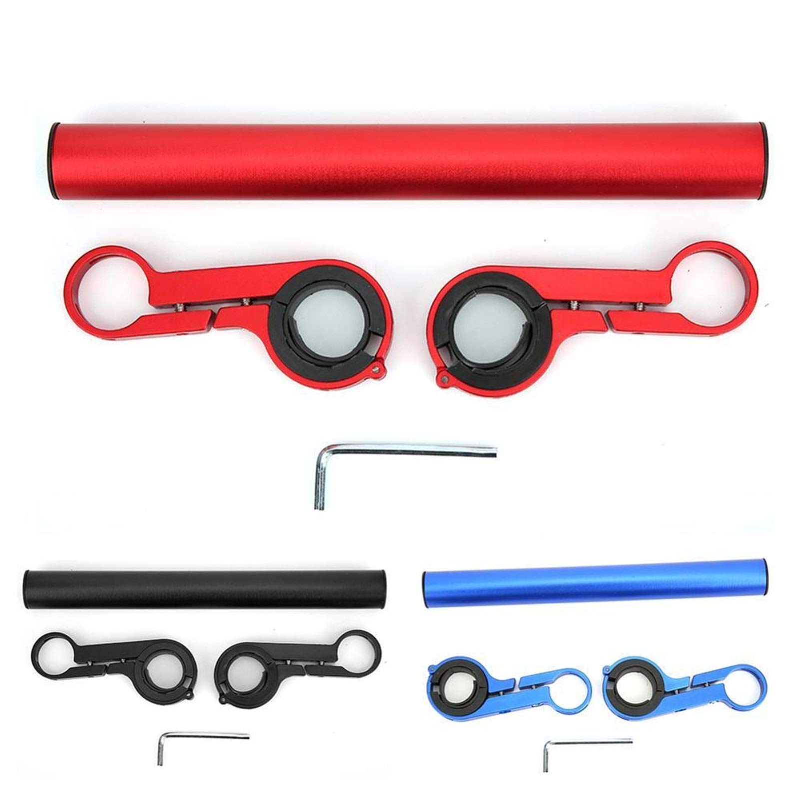Support de lumière pour vélos, s'adapte aux tailles de guidon de 22 à
