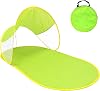 Beach Tent Pop-Up - Instant Pop Up Automatic Beach Tent Camping Shade UV Protection for Sports Festival Park Picnic Fishing Outdoor Camping Family Trip Holiday Backyard (Green)