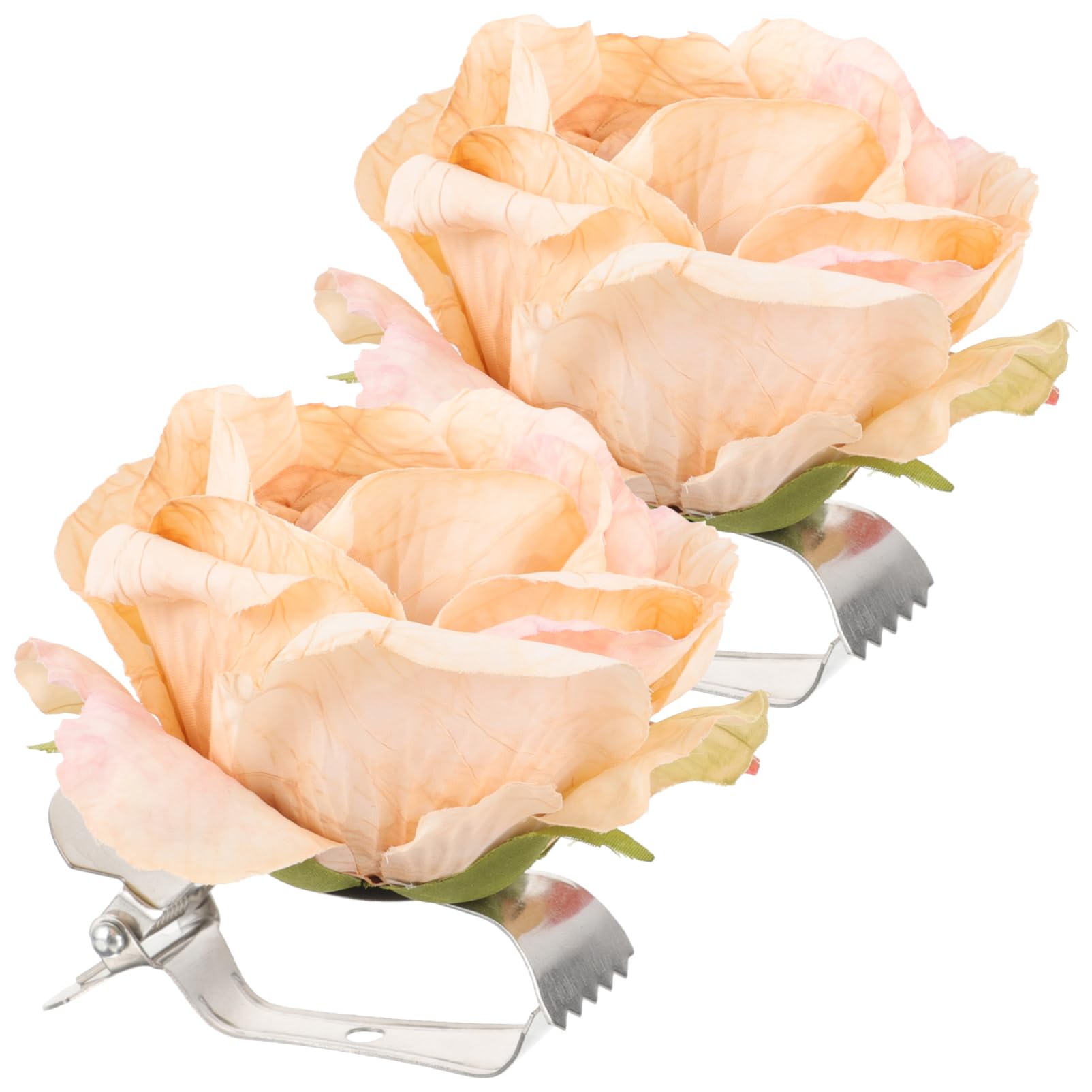 TOPBATHY Lot De 4 Embrasses De Rideaux en Matériau Robuste Motif Floral Pinces De Retenue pour Rideaux pour Espaces De Vie 2 Pièces X 4