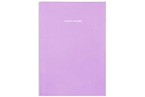 Poketo Weekly and Monthly Planner: Undated Notebook and Daily Organizer for Home, School, and Office