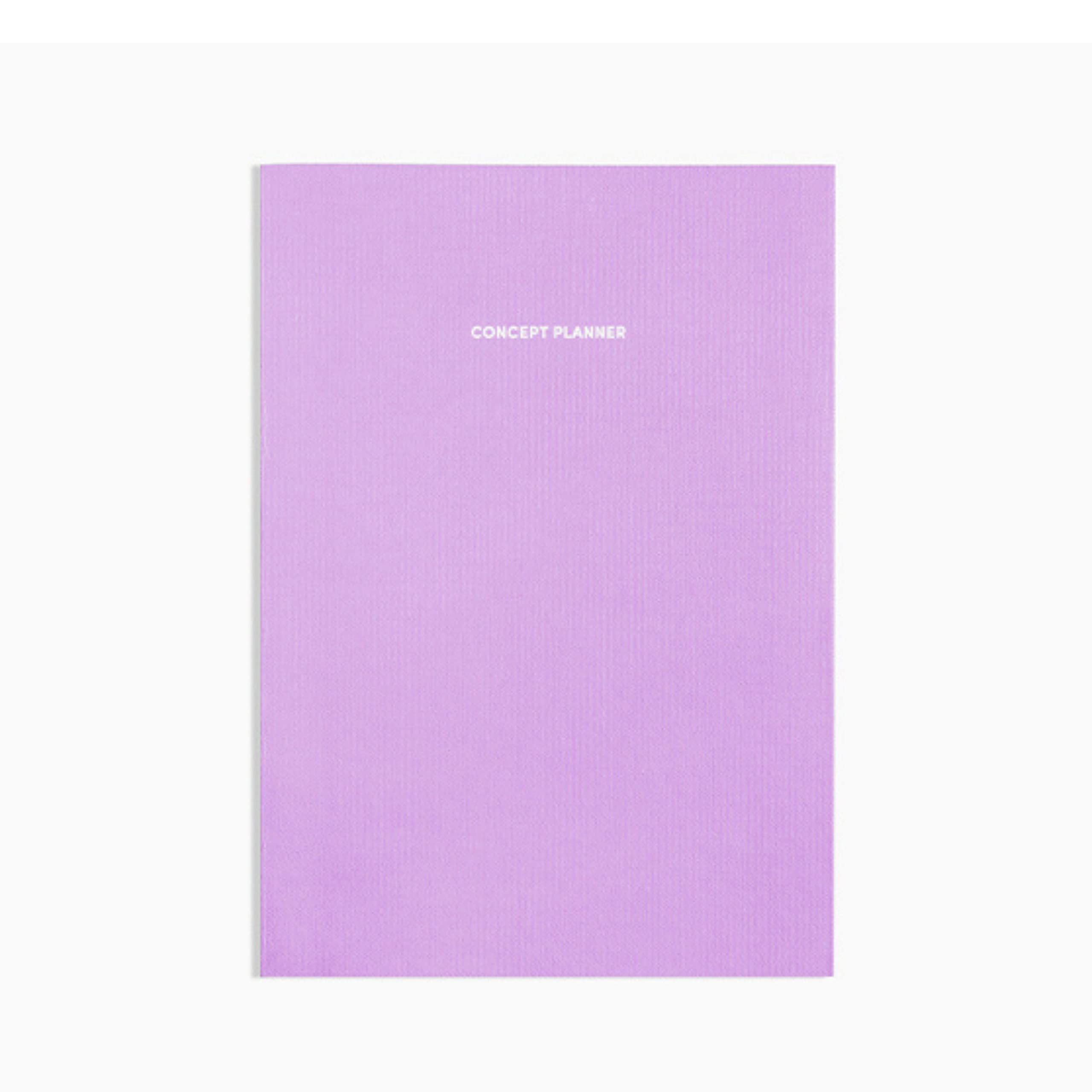 POKETO Poketo Concept Planner Lavender, 12 Months Open-Dated, Tree-Free Paper, 8.3'' x 5.8'' (21 cm x 14.8 cm) (20597)