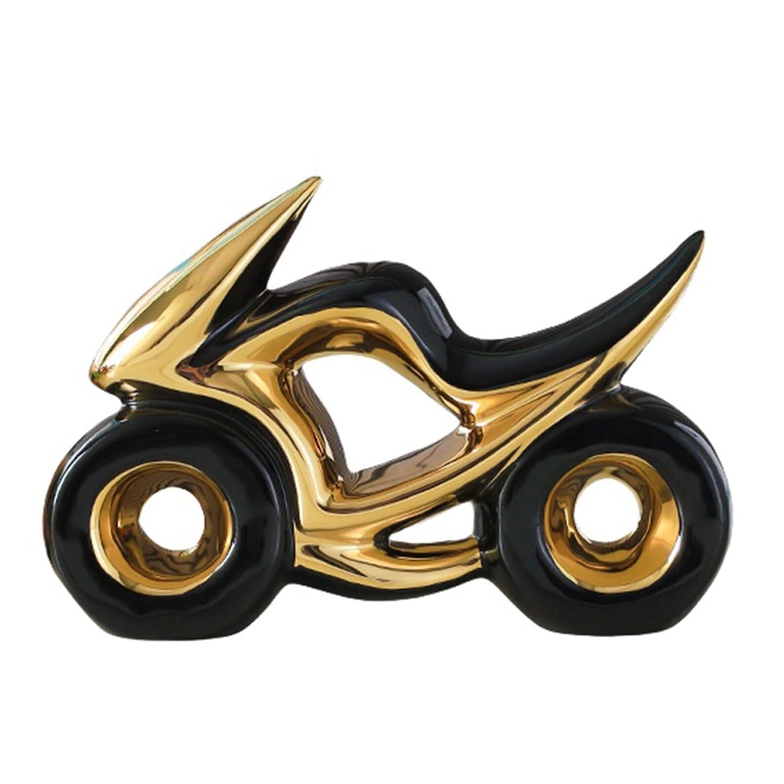 Statua decorativa Ceramica Arredamento Moto Scultura Astratta Scrivania Vintage Arredamento della camera(A3)