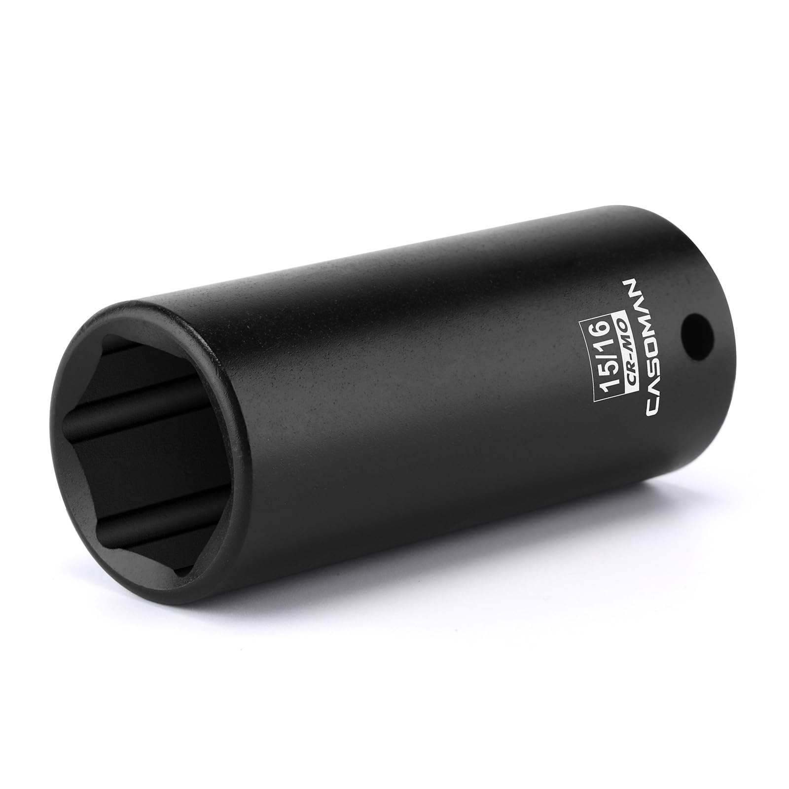 CASOMAN 1/2" Drive x 32 mm Deep 6 PT Impact Socket, CR-MO, 1/2-inch Drive 6 Point Axle Nut Socket for Easy Removal of Axle Shaft Nuts (32MM) — view 12