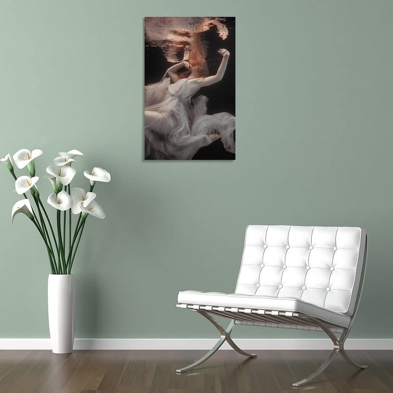 Póster etéreo de la diosa griega para habitación, póster estético, pintura decorativa, lienzo para pared, póster para sala de estar, dormitorio, 40 x 60 cm