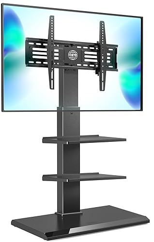 FITUEYES Iron Base Universal Floor TV Stand with Swivel Tilt,
