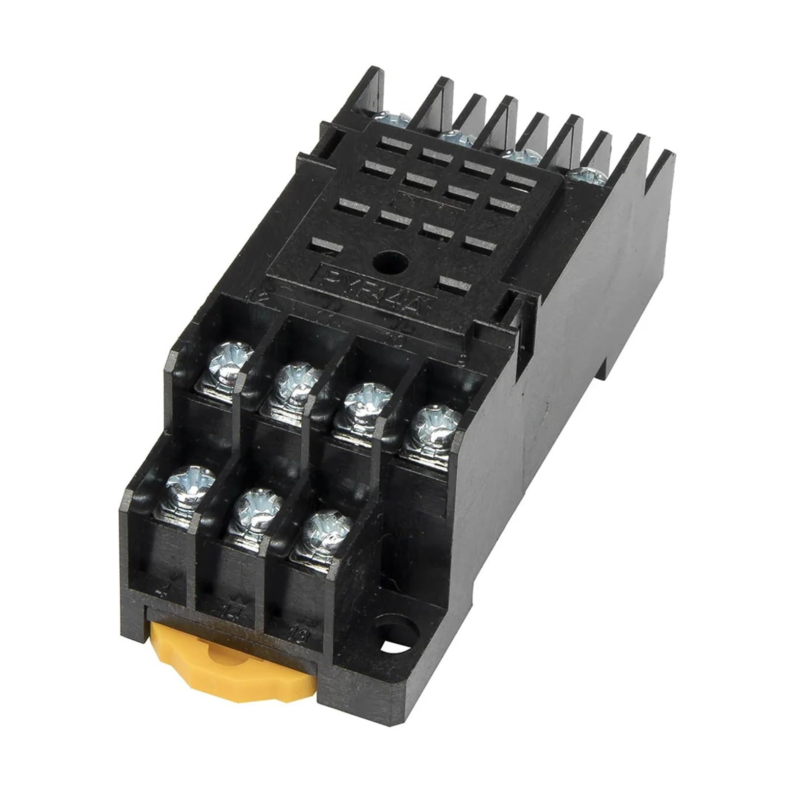 Base PYF14A para relé de 14 pines en proyectos de domótica y cuadros de control 5